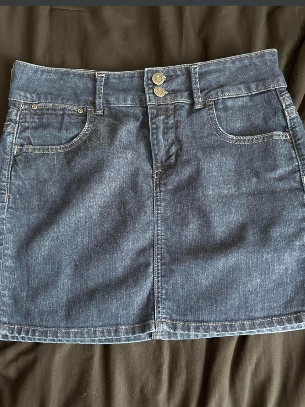 Old Navy Dark Blue Denim Mini Skirt